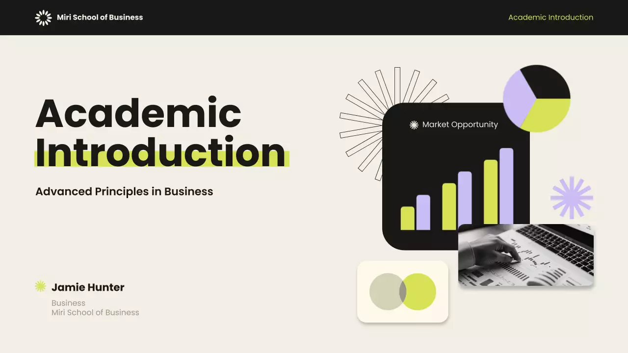 Beige Modern Academic Introduction Presentation