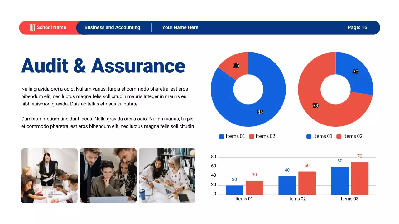 Blue Modern Business Academic Lecture Presentation