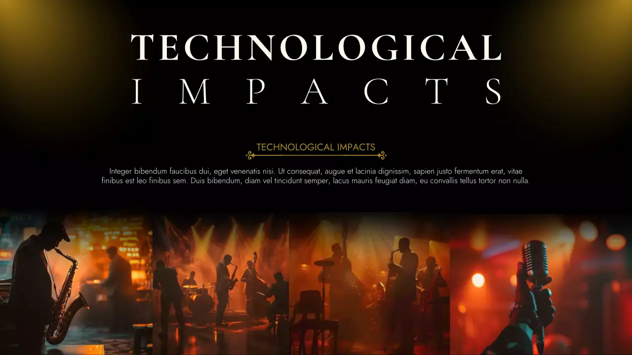 Black Vintage Music History Presentation