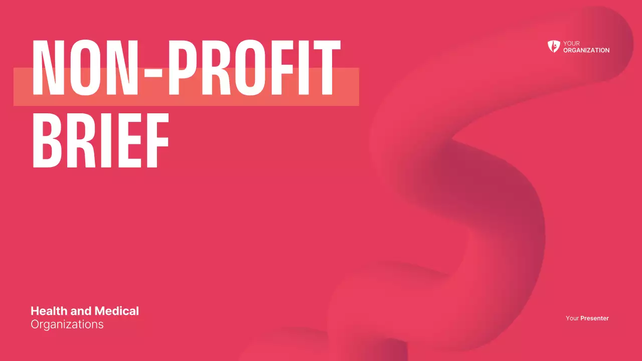 Red Modern Non-Profit Announcement Presentation