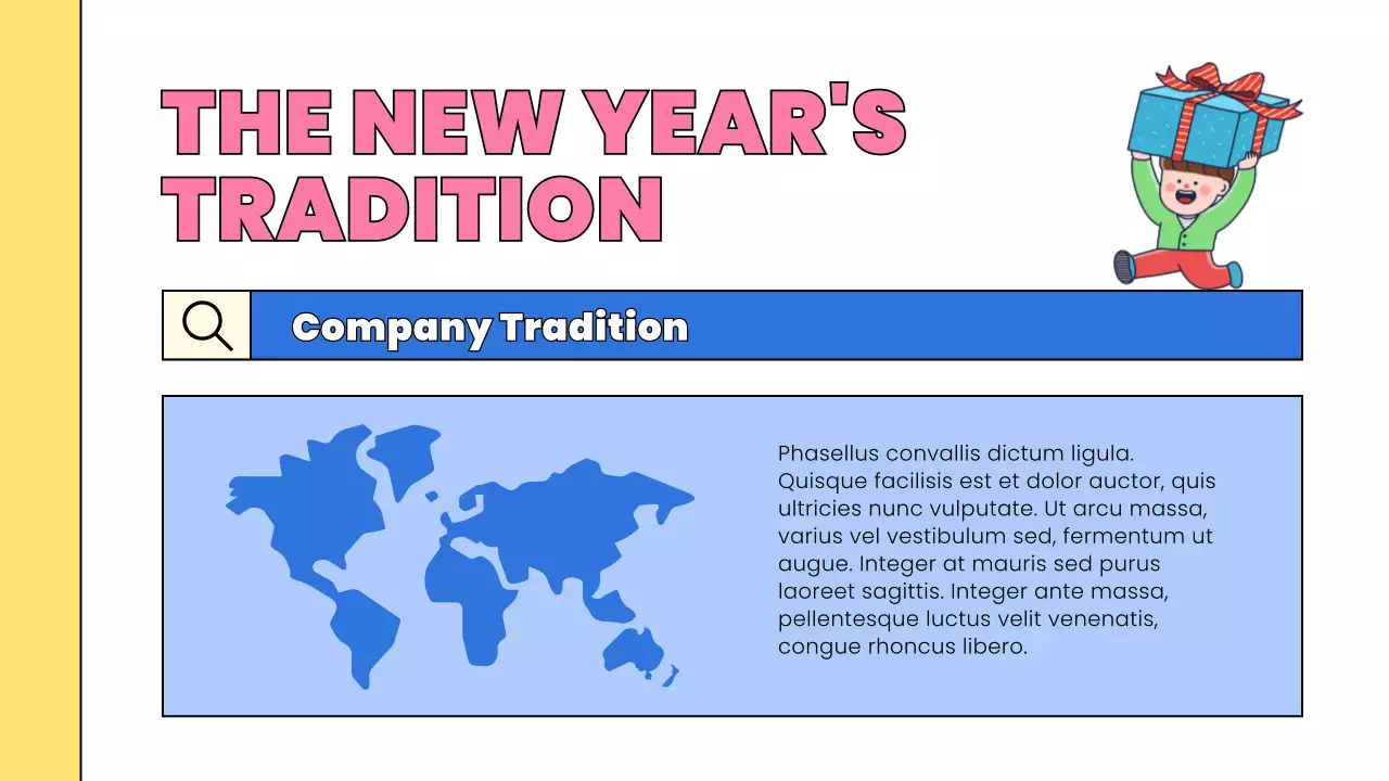 Pink Simple New Year Presentation