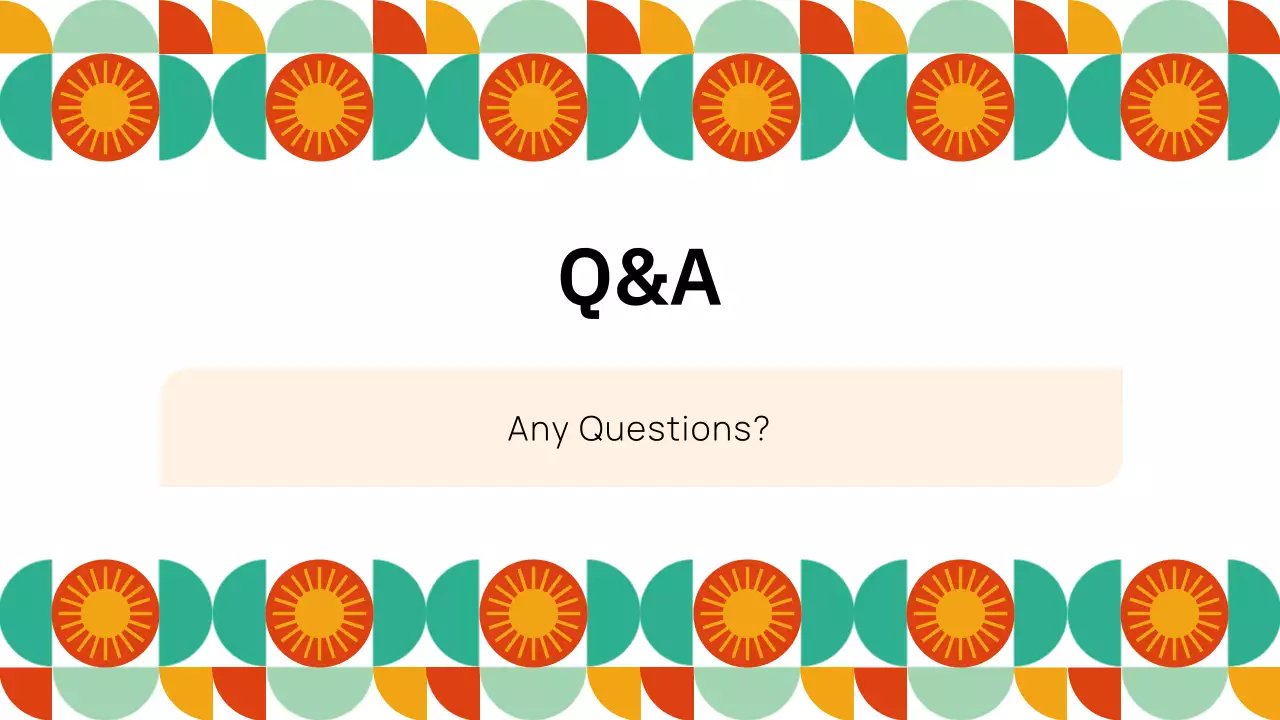 Presentasi Pengantar Akademik Geometris Berwarna-warni