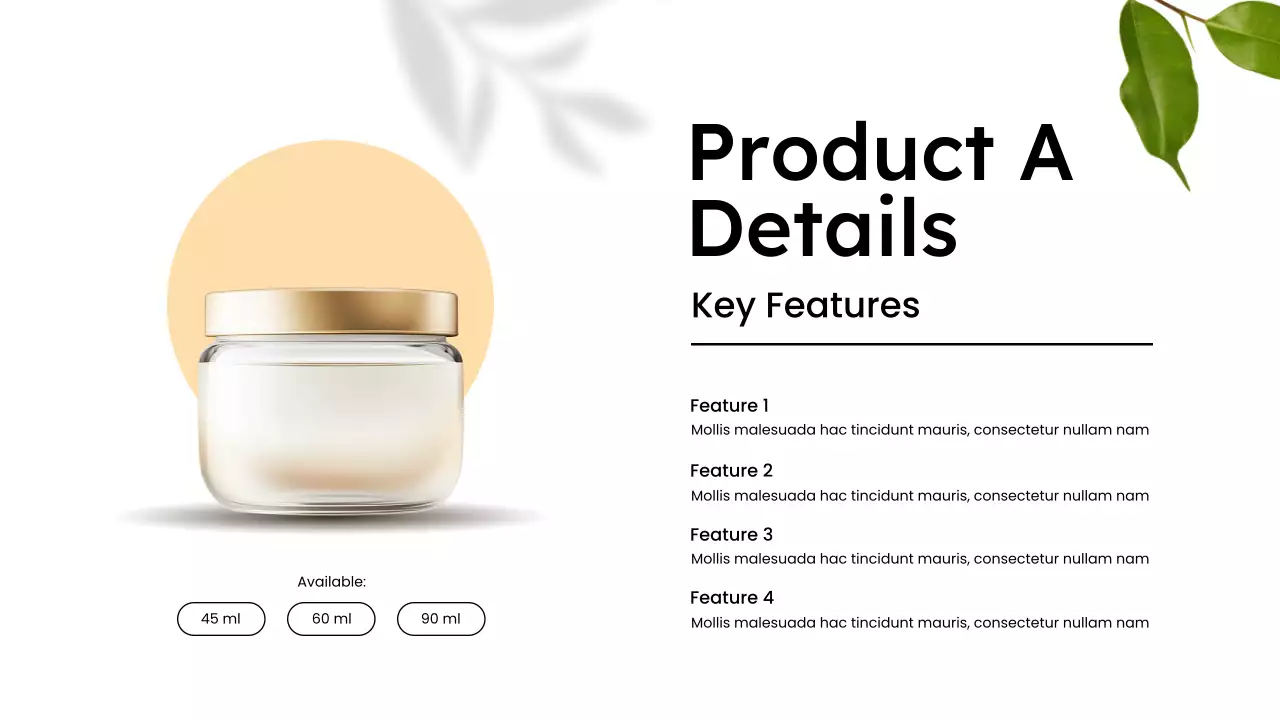 Beige Minimal Skincare Product Catalog Presentation