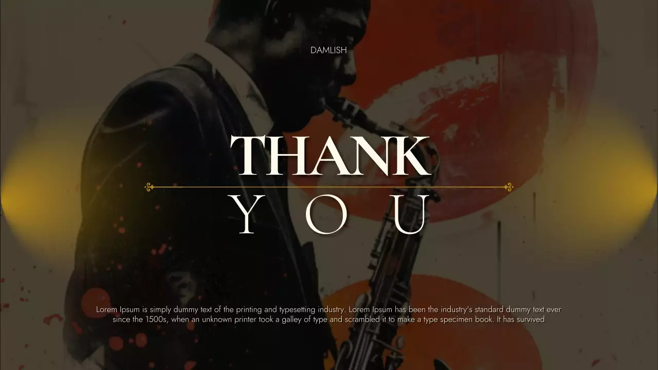 Black Vintage Music History Presentation