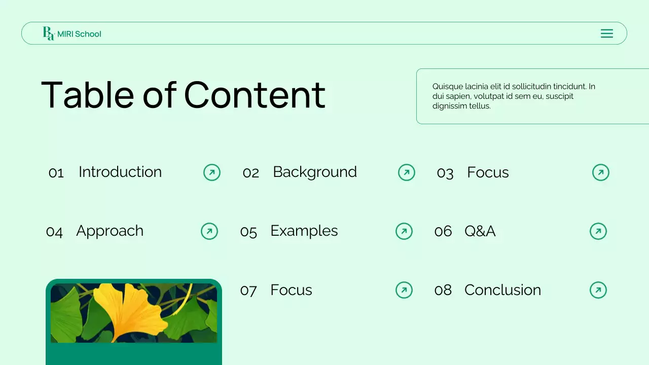 Mint Modern Biology Academic Lecture Presentation