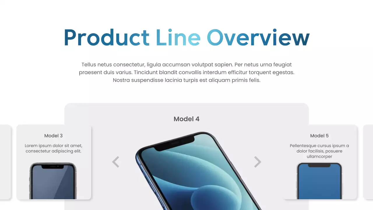 Blue Modern Smartphone Catalog Presentation