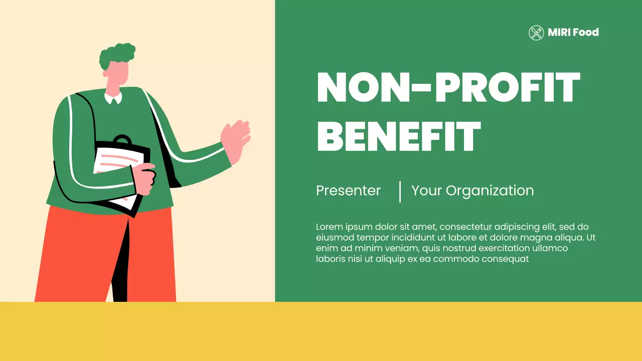Green Simple Benefit Non-Profit Announcement Presentation