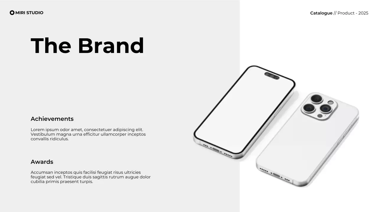 White Minimal Product Catalogue Presentation