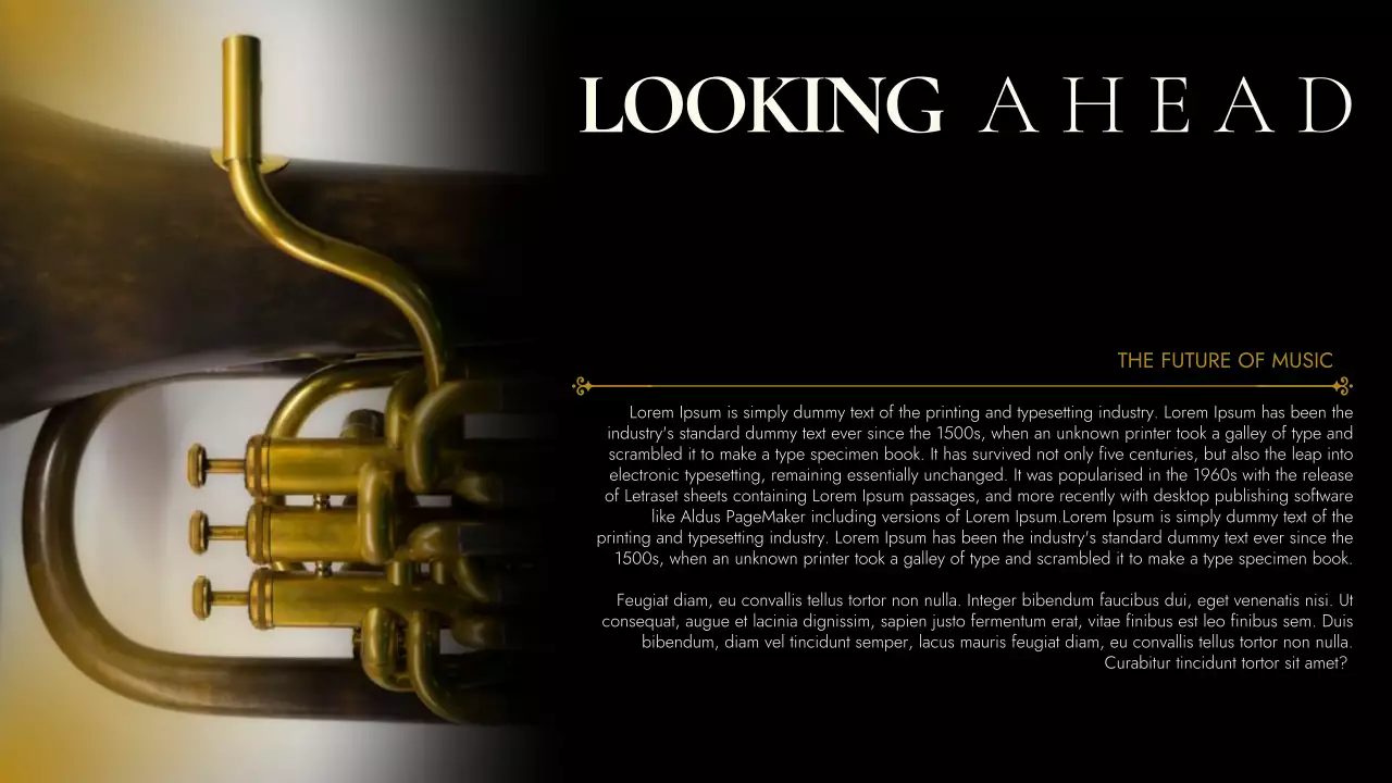 Black Vintage Music History Presentation