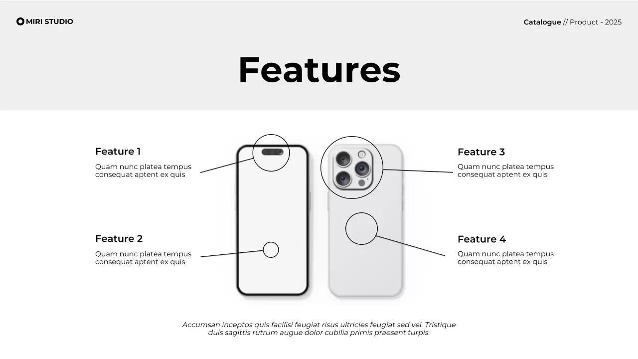 White Minimal Product Catalogue Presentation