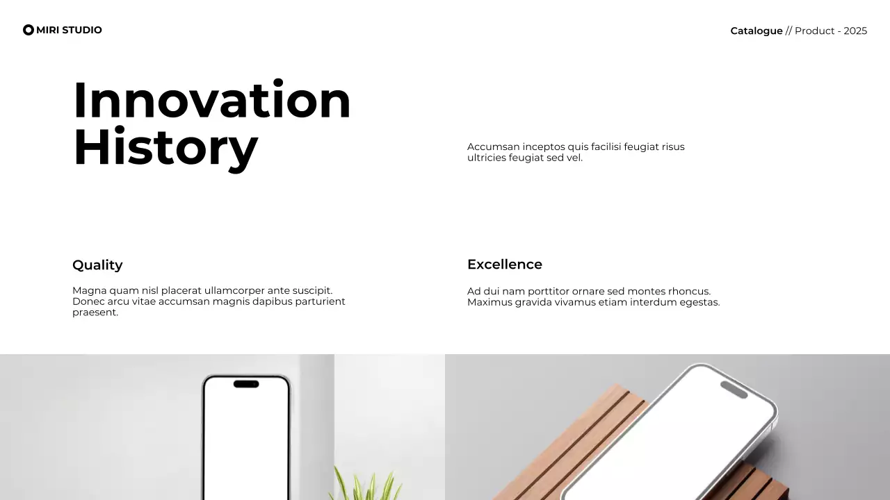 White Minimal Product Catalogue Presentation