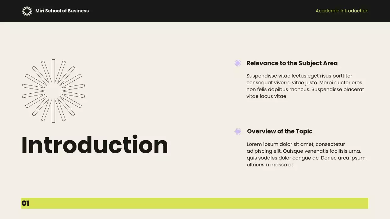 Beige Modern Academic Introduction Presentation