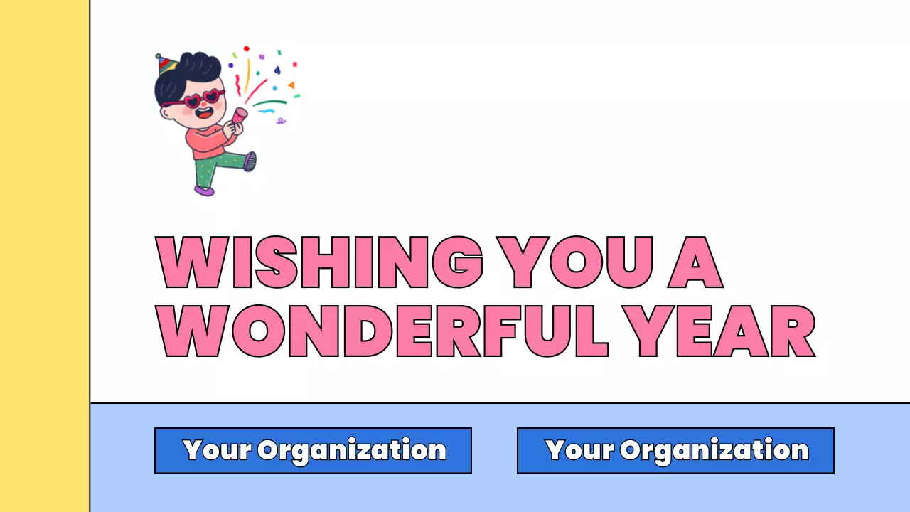 Pink Simple New Year Presentation