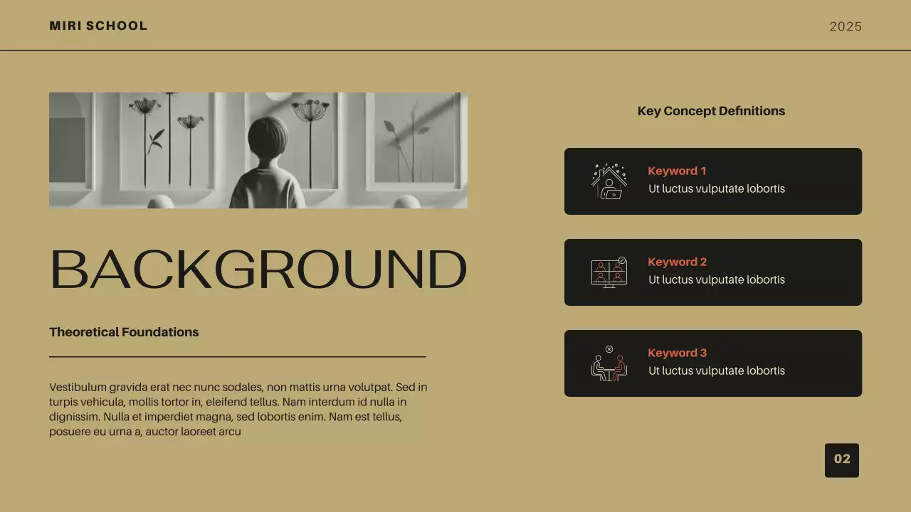 Orange Modern Academic Introduction Presentation