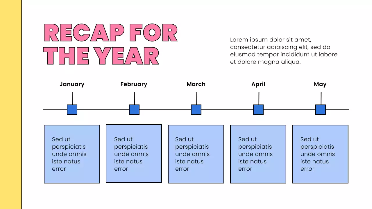 Pink Simple New Year Presentation