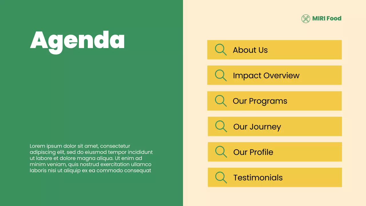 Green Simple Benefit Non-Profit Announcement Presentation