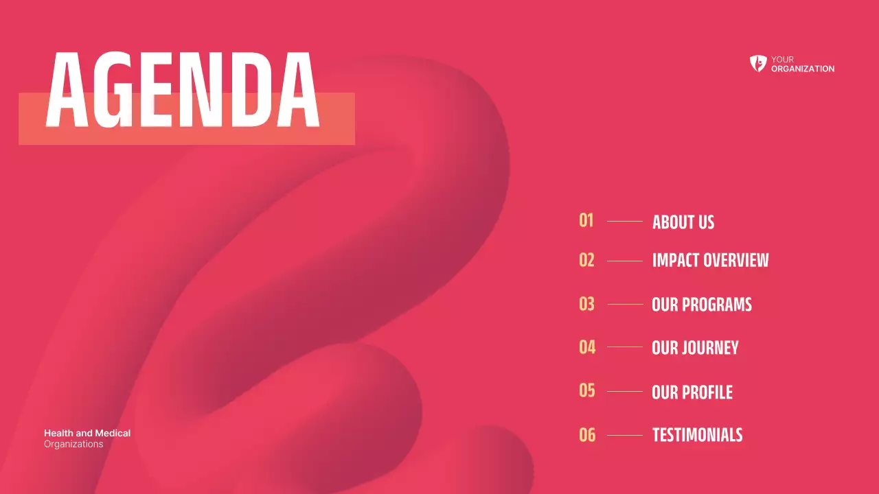 Red Modern Non-Profit Announcement Presentation