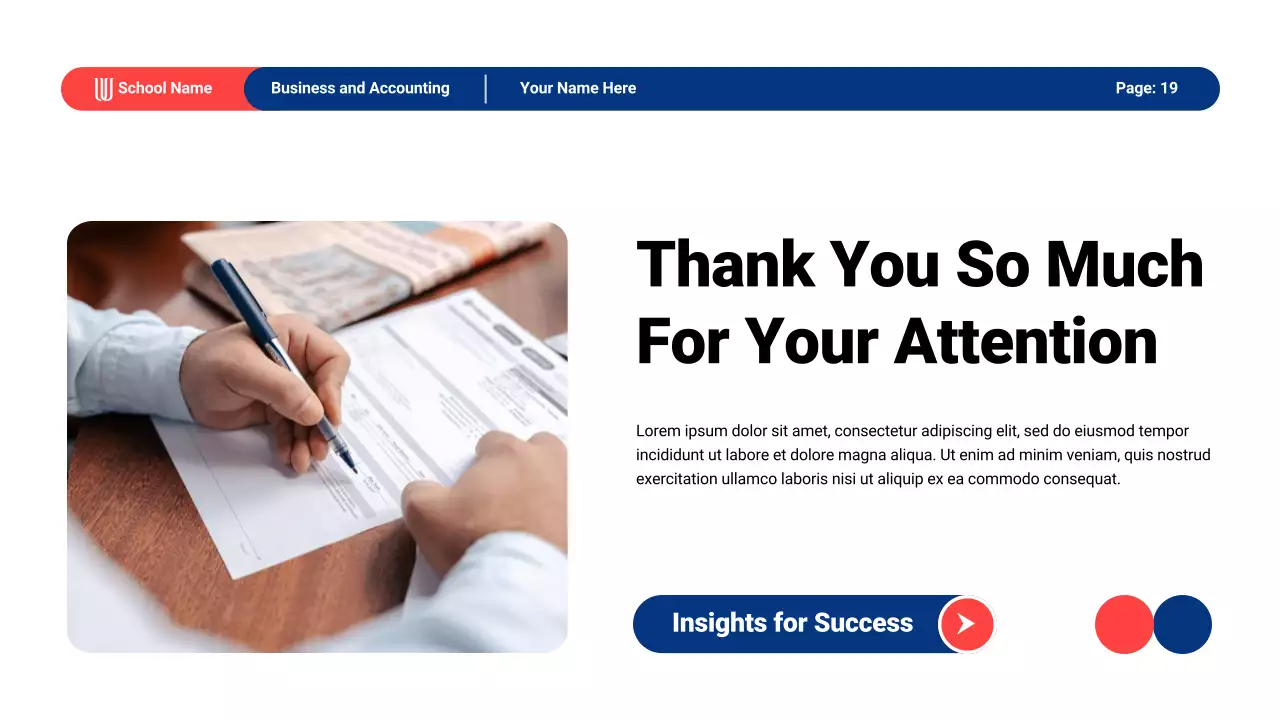 Blue Modern Business Academic Lecture Presentation