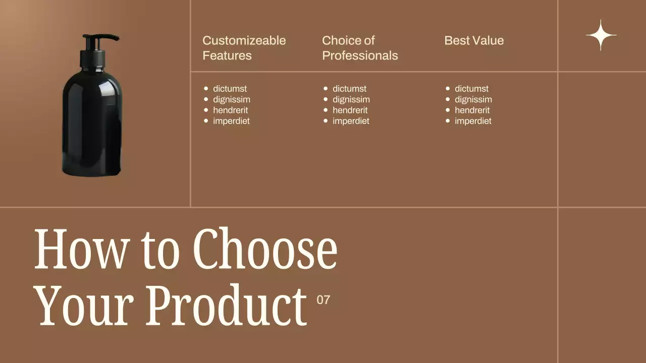 Beige Elegant Skincare Product Catalog Presentation