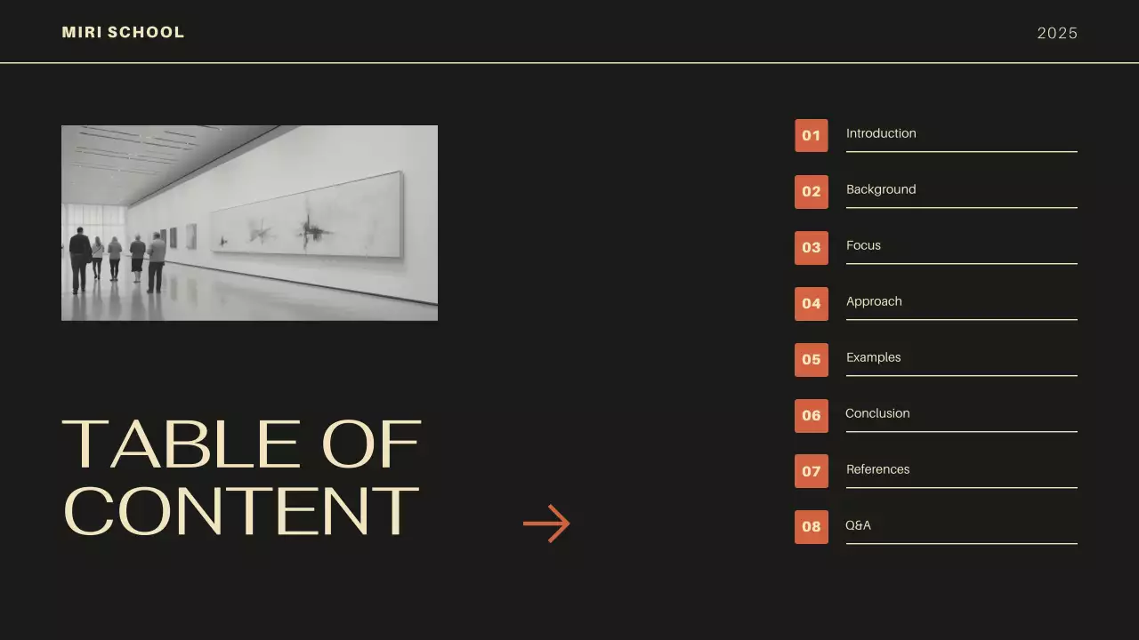 Orange Modern Academic Introduction Presentation