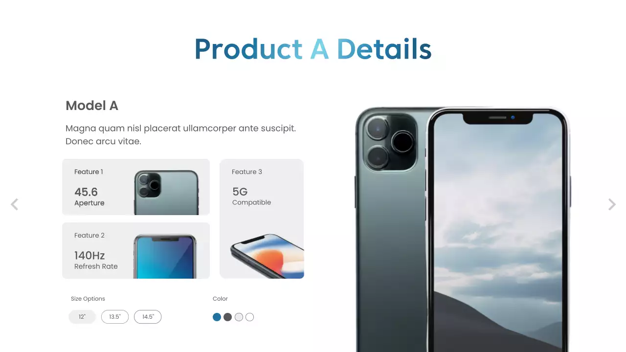 Blue Modern Smartphone Catalog Presentation