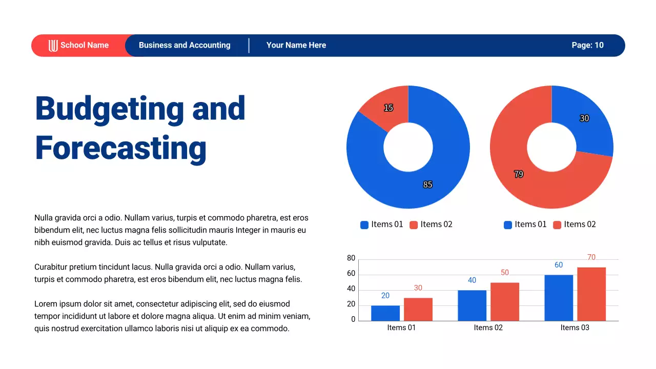 Blue Modern Business Academic Lecture Presentation