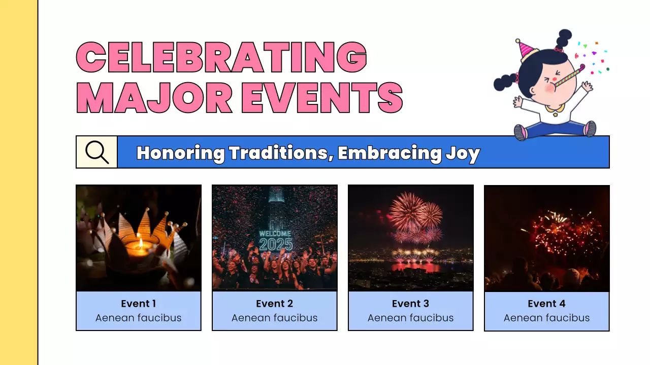 Pink Simple New Year Presentation