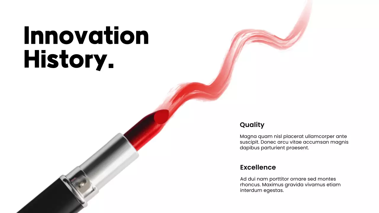 Red Modern Beauty Product Catalog Presentation