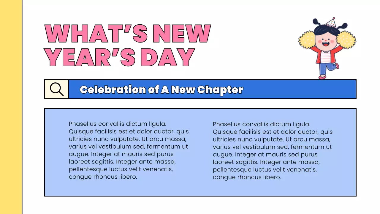 Pink Simple New Year Presentation