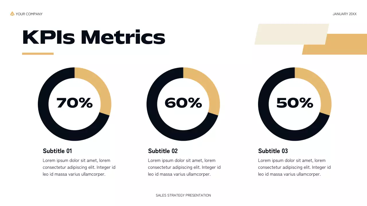 Black Modern Sales Strategy Presentation