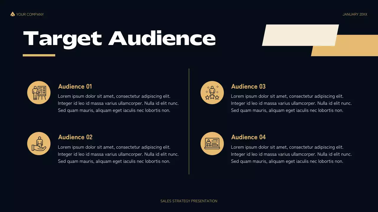 Black Modern Sales Strategy Presentation