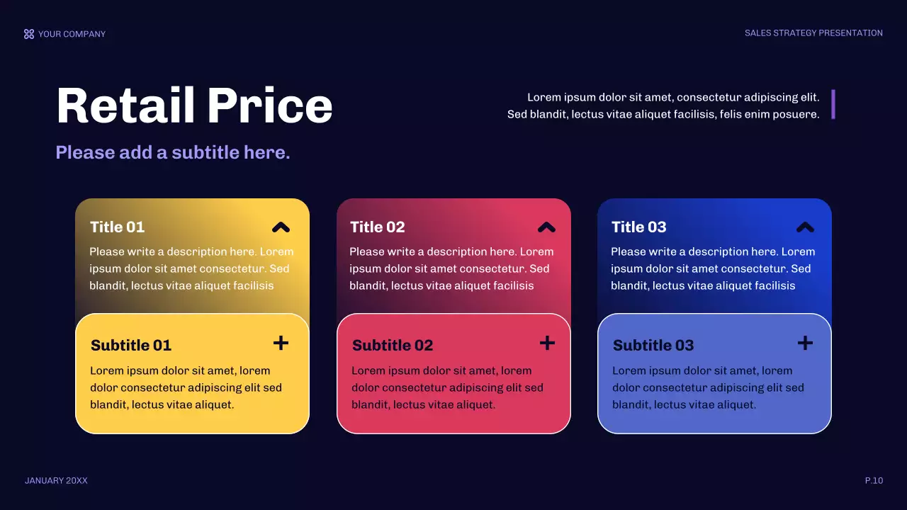 Blue Modern Sales Strategy Presentation