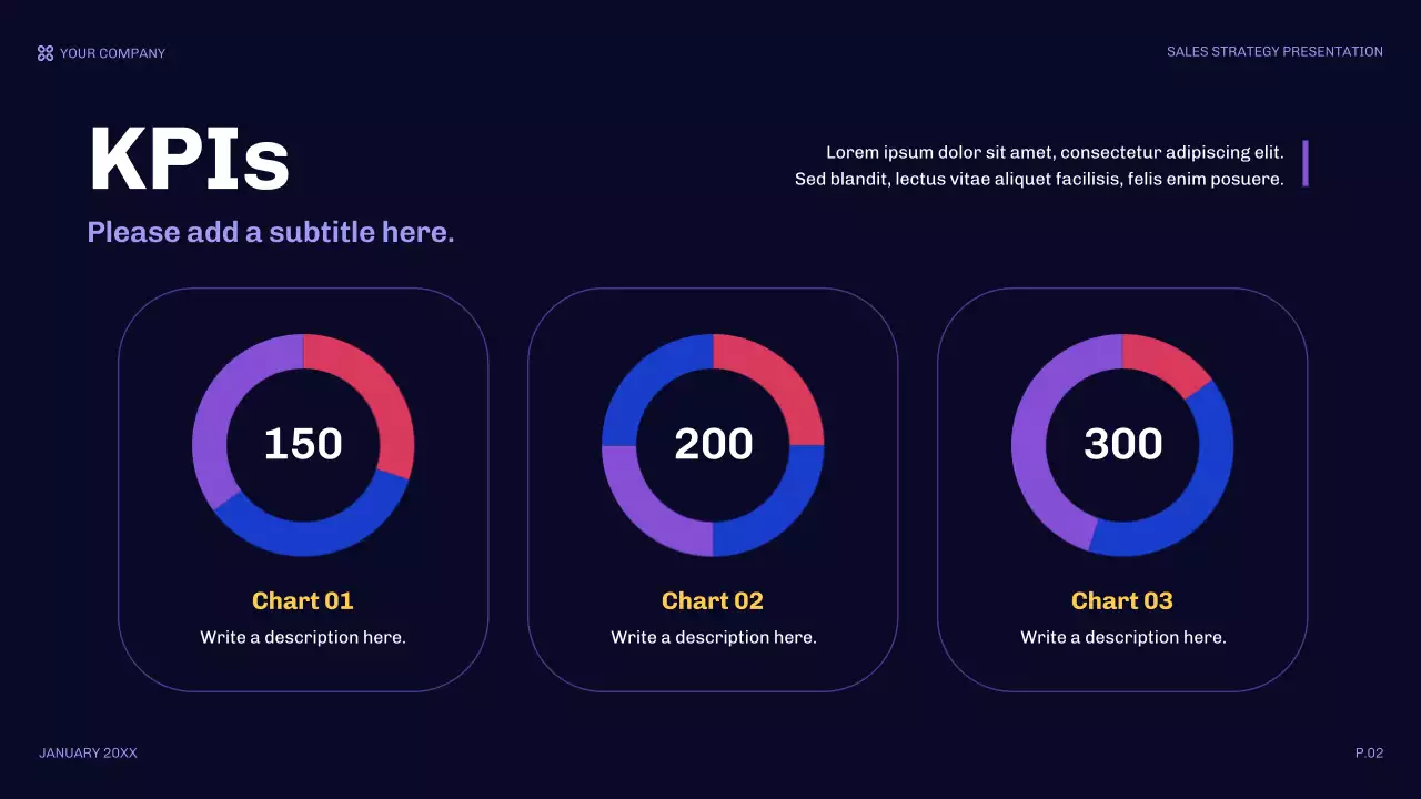 Blue Modern Sales Strategy Presentation