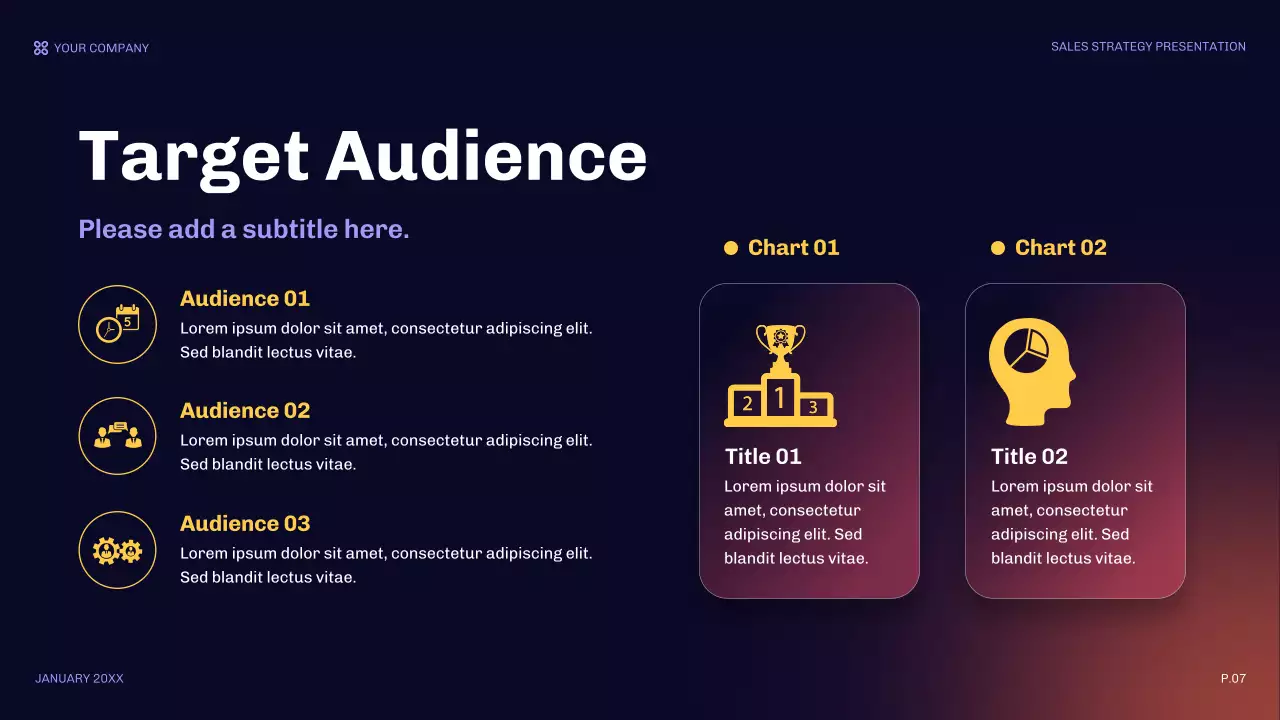 Blue Modern Sales Strategy Presentation