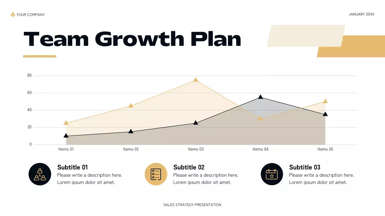 Black Modern Sales Strategy Presentation
