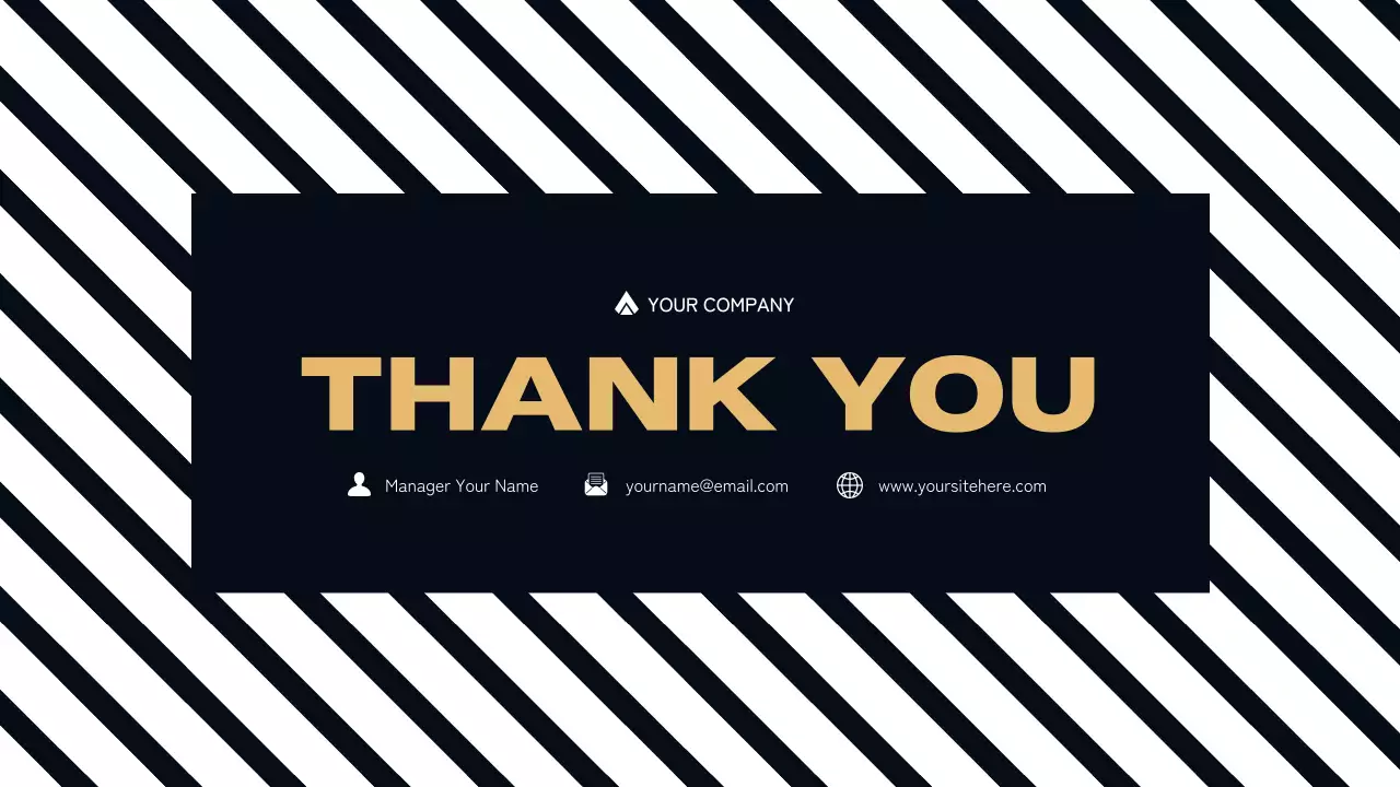 Black Modern Sales Strategy Presentation