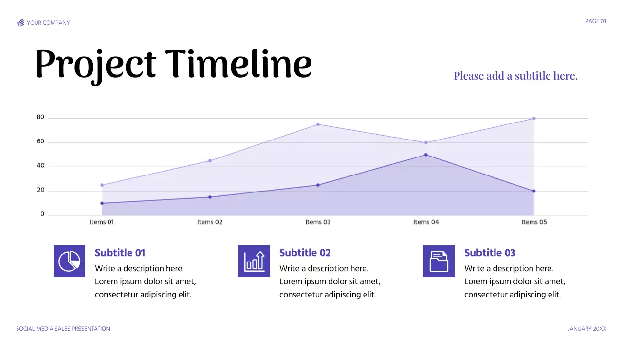 Purple Modern Social Media Sales Promotion Presentation
