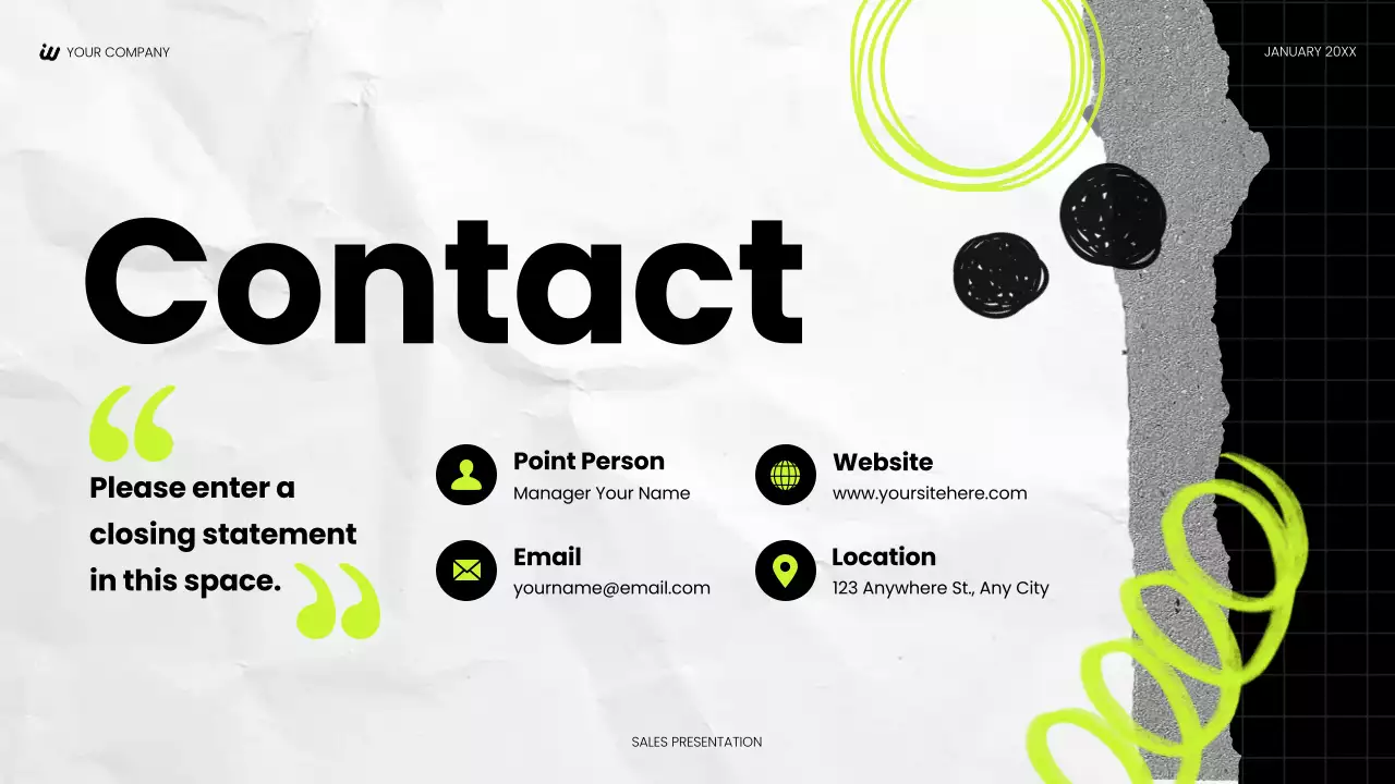 Black Modern Social Media Sales Promotion Presentation