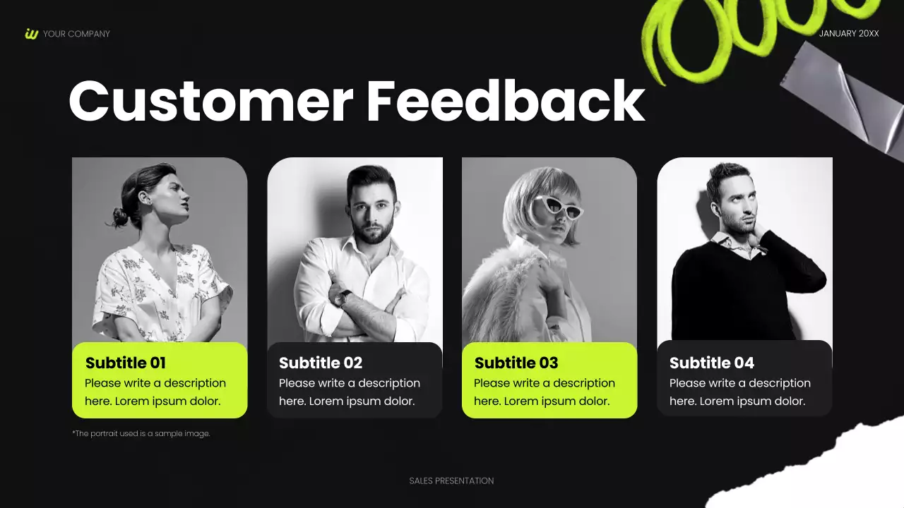 Black Modern Social Media Sales Promotion Presentation