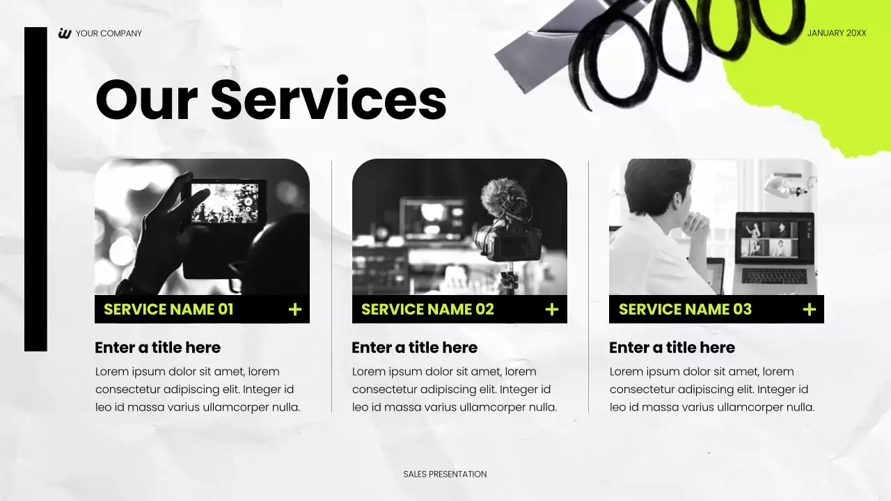 Black Modern Social Media Sales Promotion Presentation