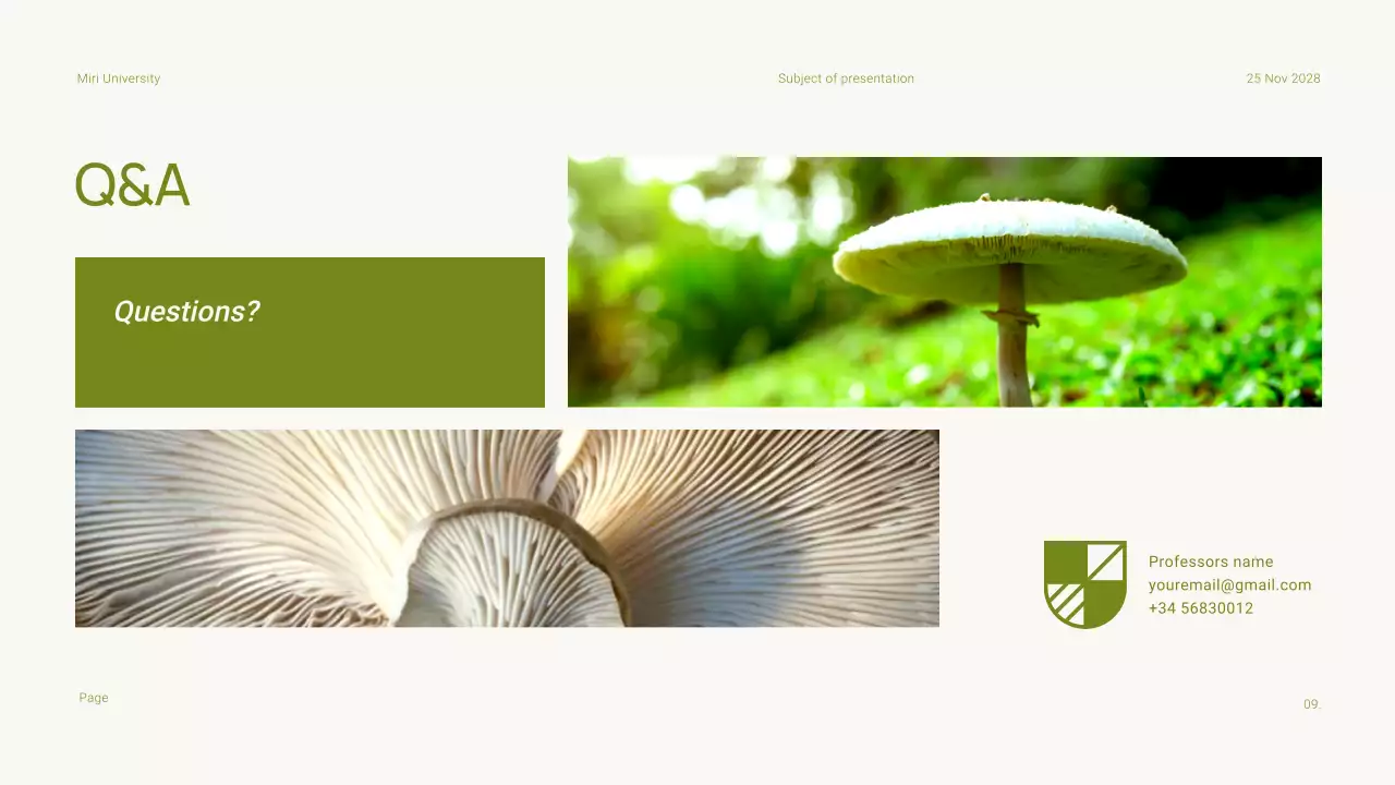 Green Minimal Academic Introduction Presentation