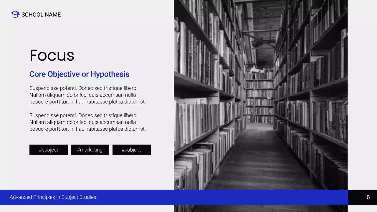 Black Modern Academic Introduction Presentation