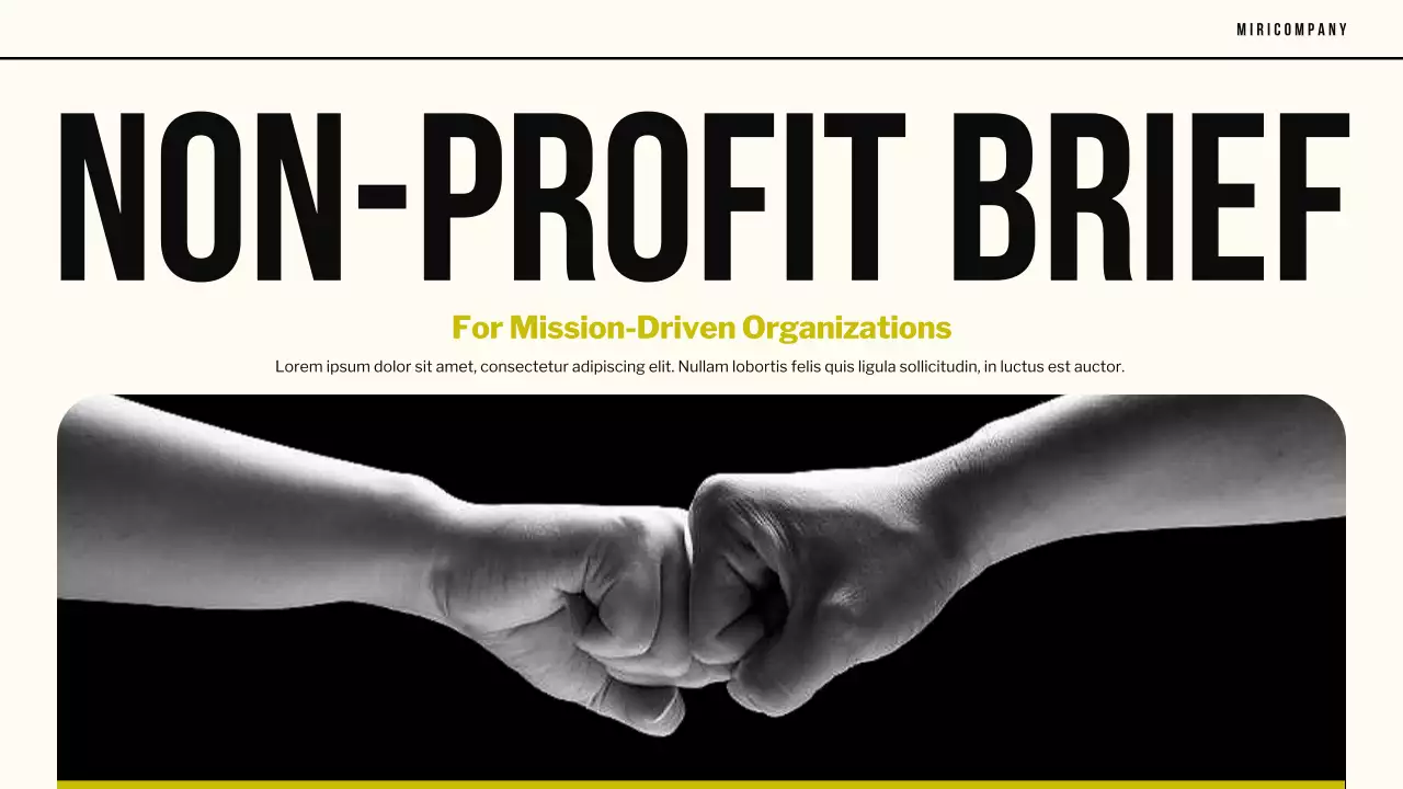 Black Professional Non-Profit Report Presentation