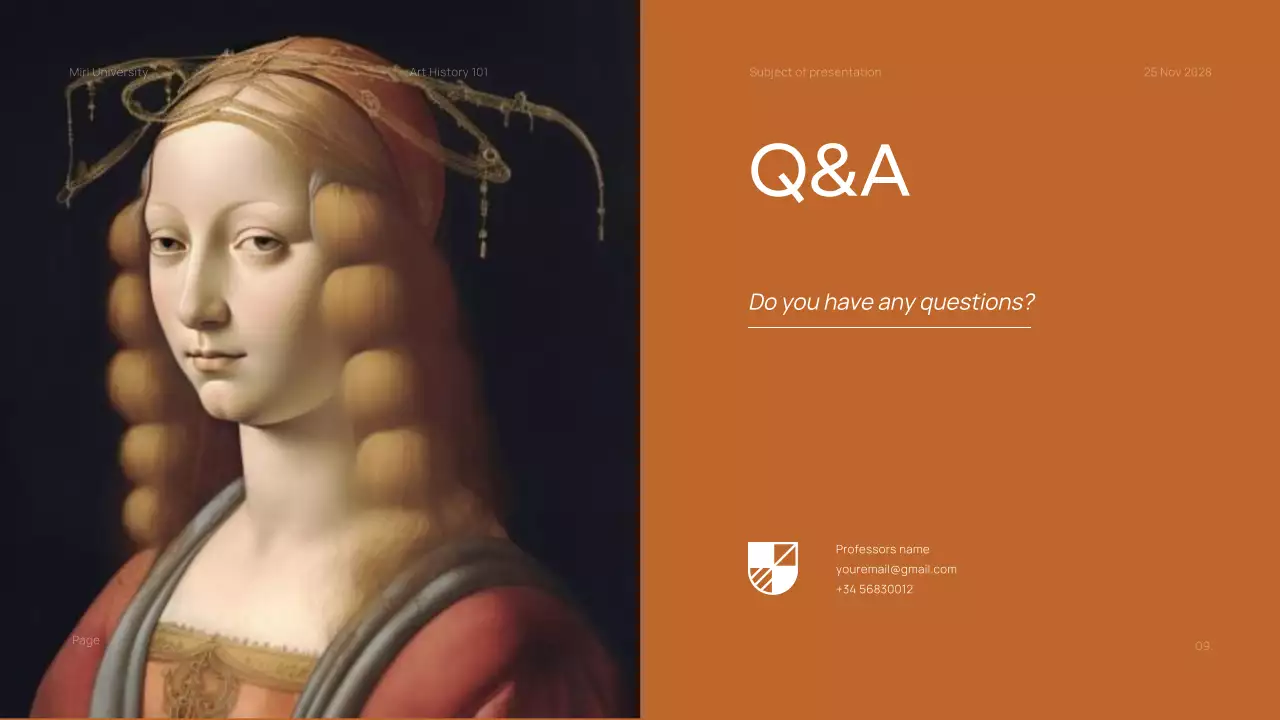 Brown Classic Academic Introduction Presentation