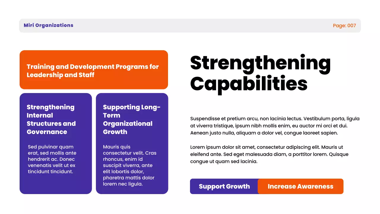 Bài thuyết trình hướng dẫn của Tổ chức phi lợi nhuận Orange