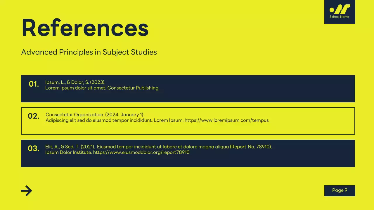 Yellow Modern Academic Introduction Presentation