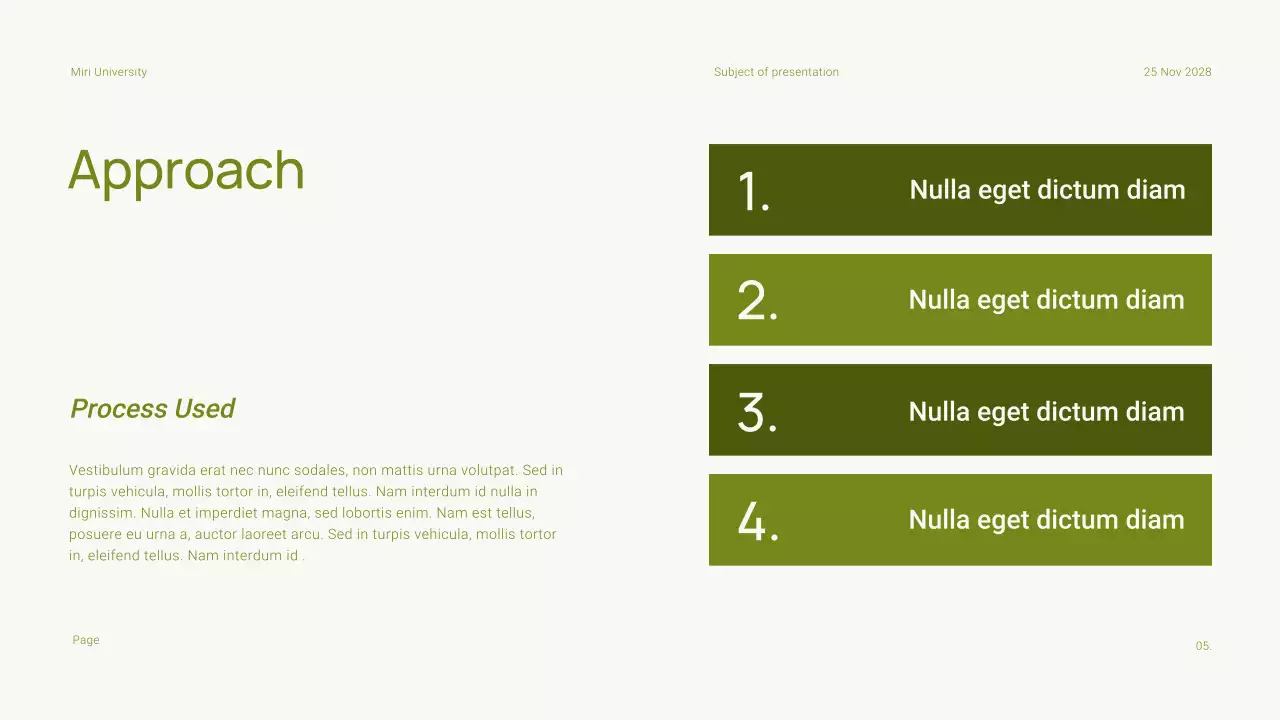 Green Minimal Academic Introduction Presentation