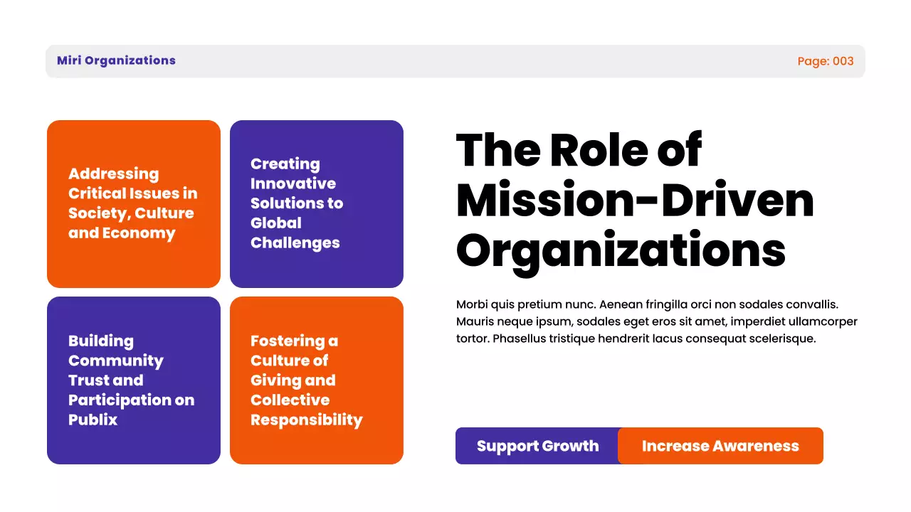 Bài thuyết trình hướng dẫn của Tổ chức phi lợi nhuận Orange