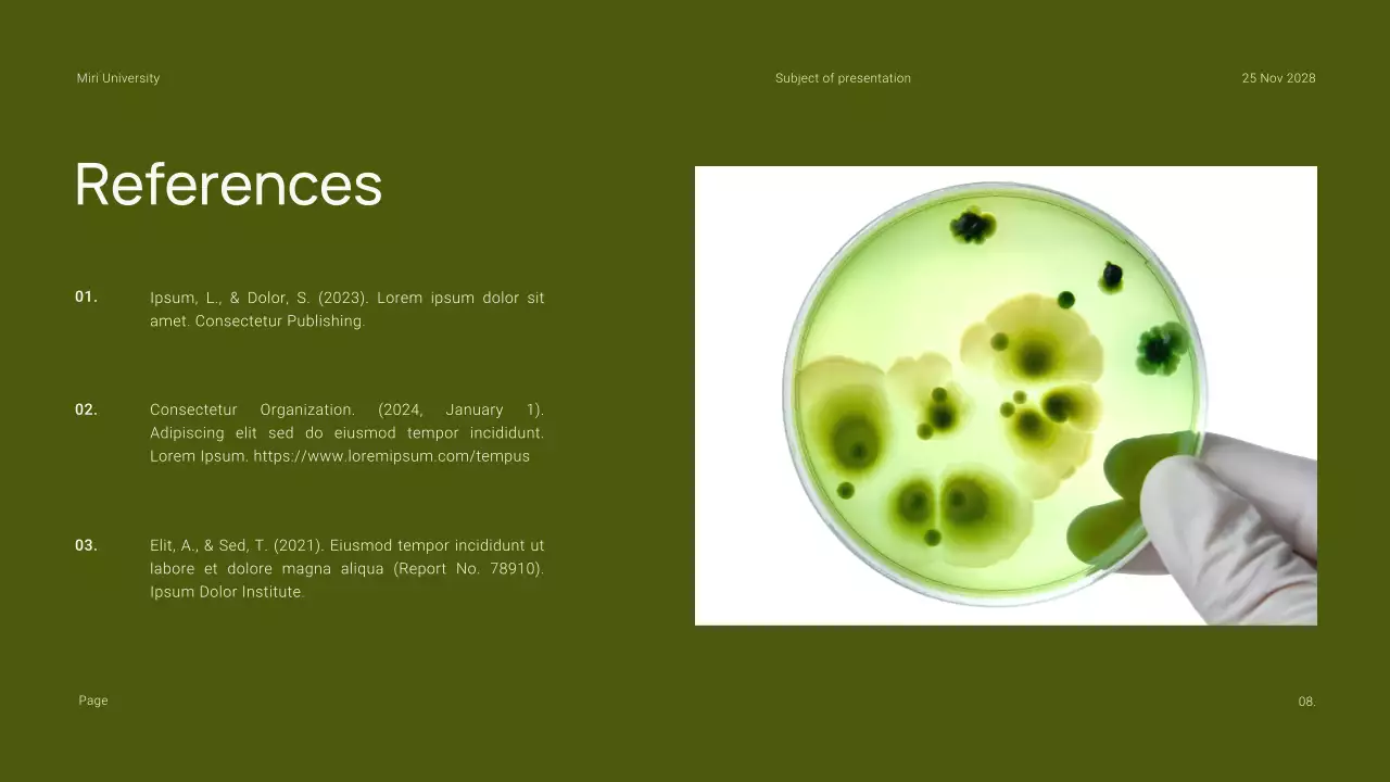 Green Minimal Academic Introduction Presentation