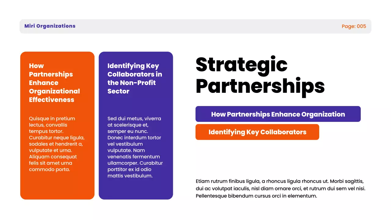 Bài thuyết trình hướng dẫn của Tổ chức phi lợi nhuận Orange